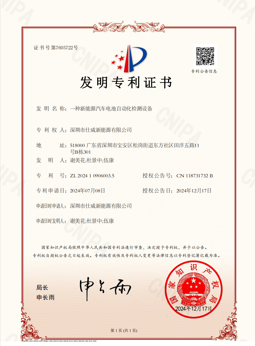 专利证书1